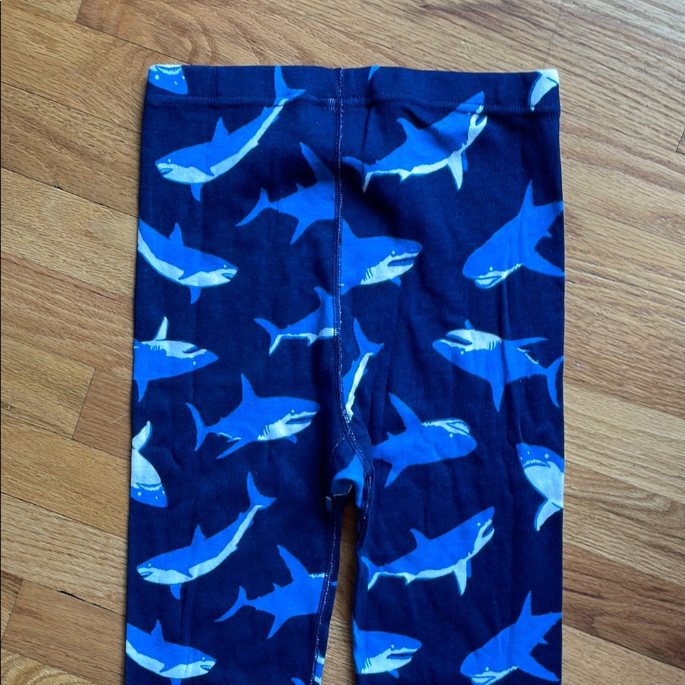 Hanna Andersson Blue Shark Long John Pajama Bottoms - Picture 8 of 9